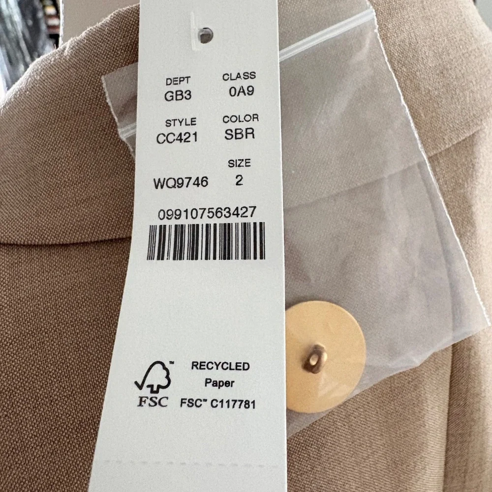 NWT J Crew Vivienne blazer in Italian bi-stretch wool blend - Picture 4 of 6